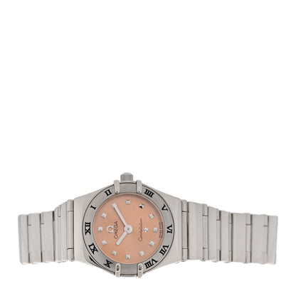 Omega Stainless Steel 22mm Constellation My Choice Quartz Watch Pink 1561.61.00 2 of 4