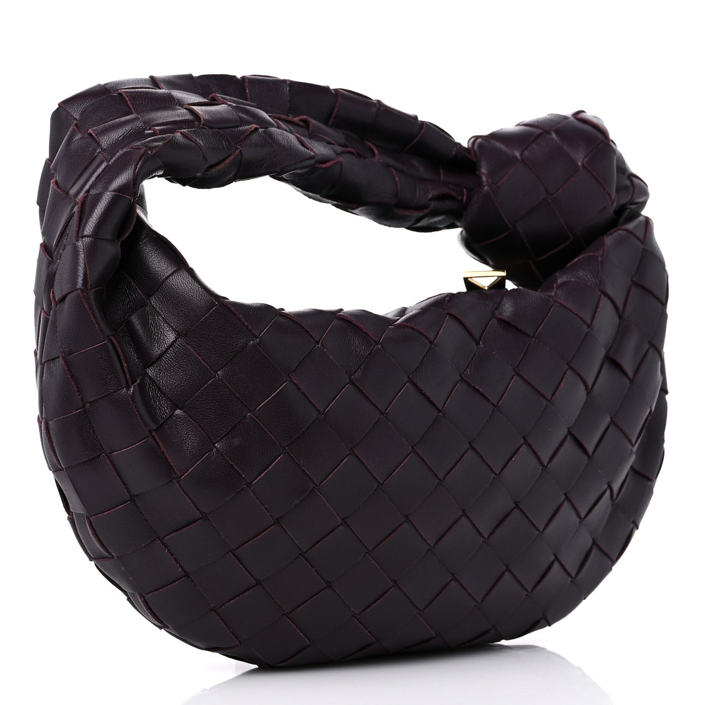 Nappa Intrecciato Mini Jodie Grape