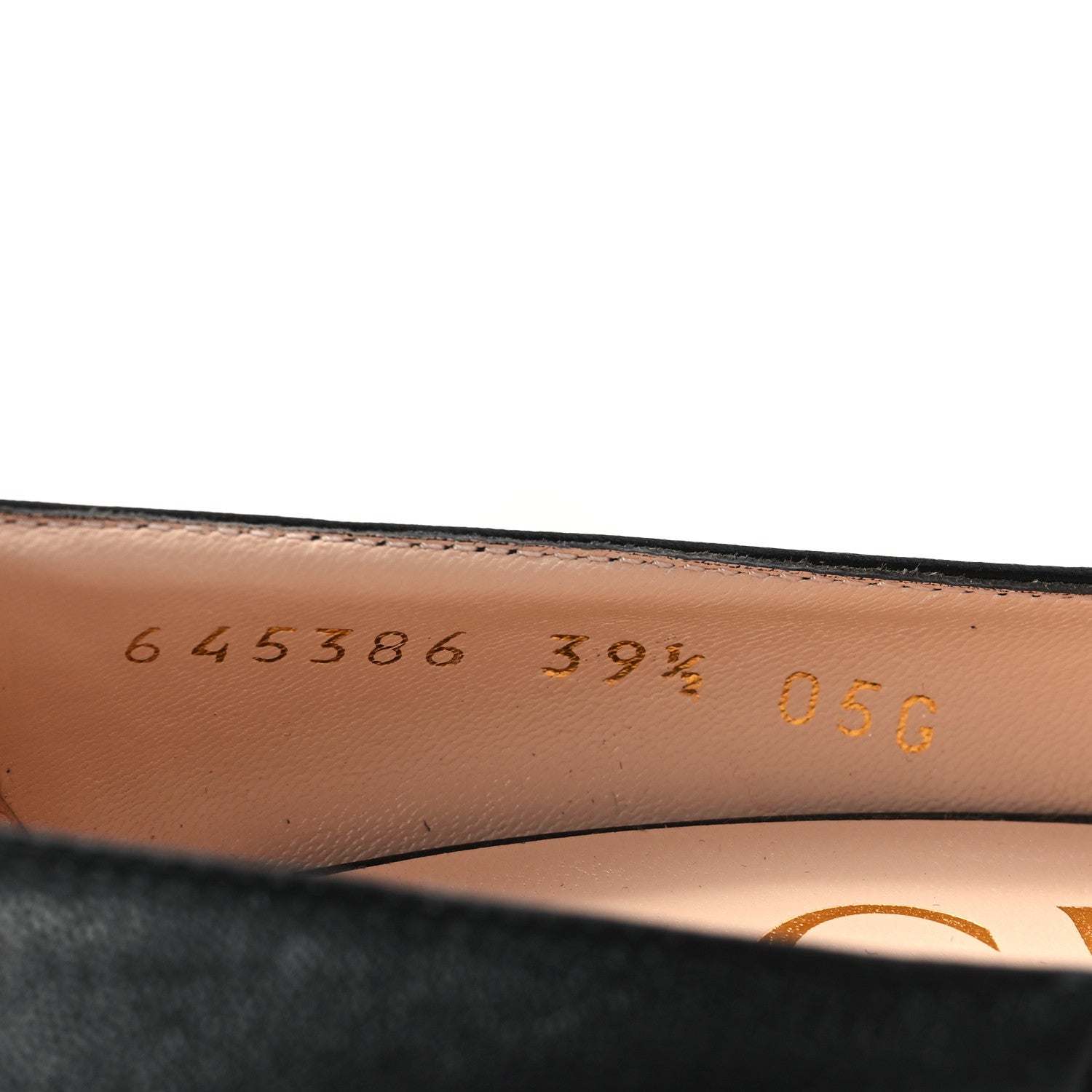 Gucci Malaga Kid Horsebit 75mm Pumps 39.5 Black 9 of 9