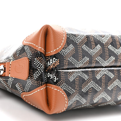 Goyard Goyardine Vendome Toiletry Pouch Black Gold 8 of 9