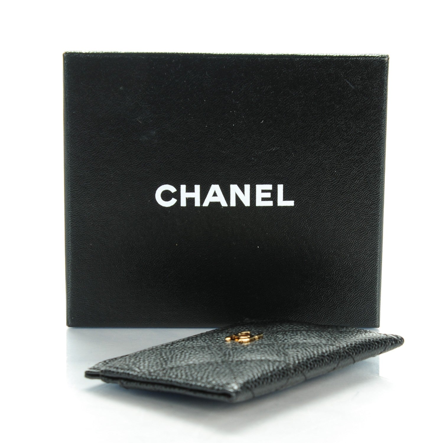 Chanel Caviar Quilted Card Holder Black 4 of 8