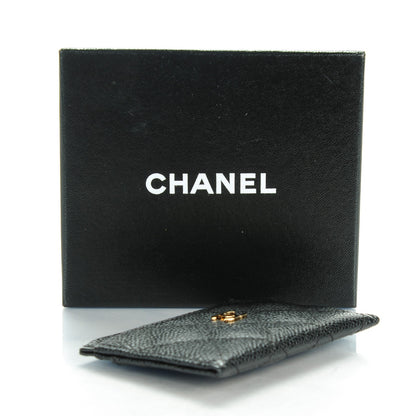 Chanel Caviar Quilted Card Holder Black 4 of 8