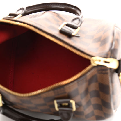 Louis Vuitton Damier Ebene Speedy Bandouliere 25 5 of 10