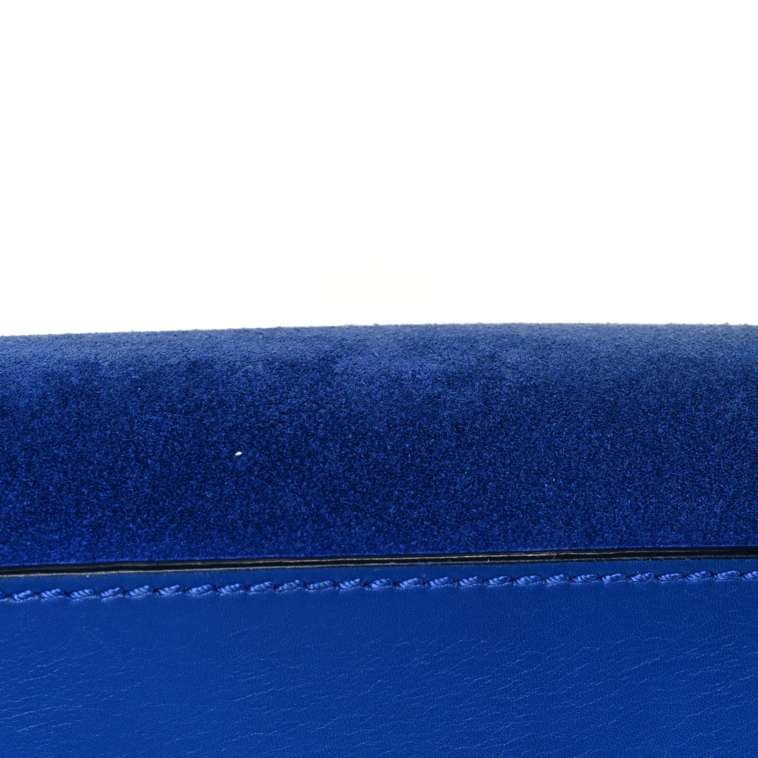 Celine Suede Medium Phantom Luggage Colbalt Blue 33 of 34