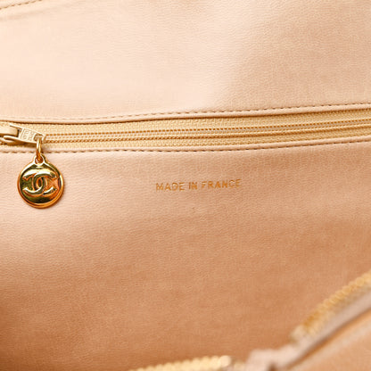 Chanel Caviar CC Timeless Shoulder Bag Beige 7 of 11