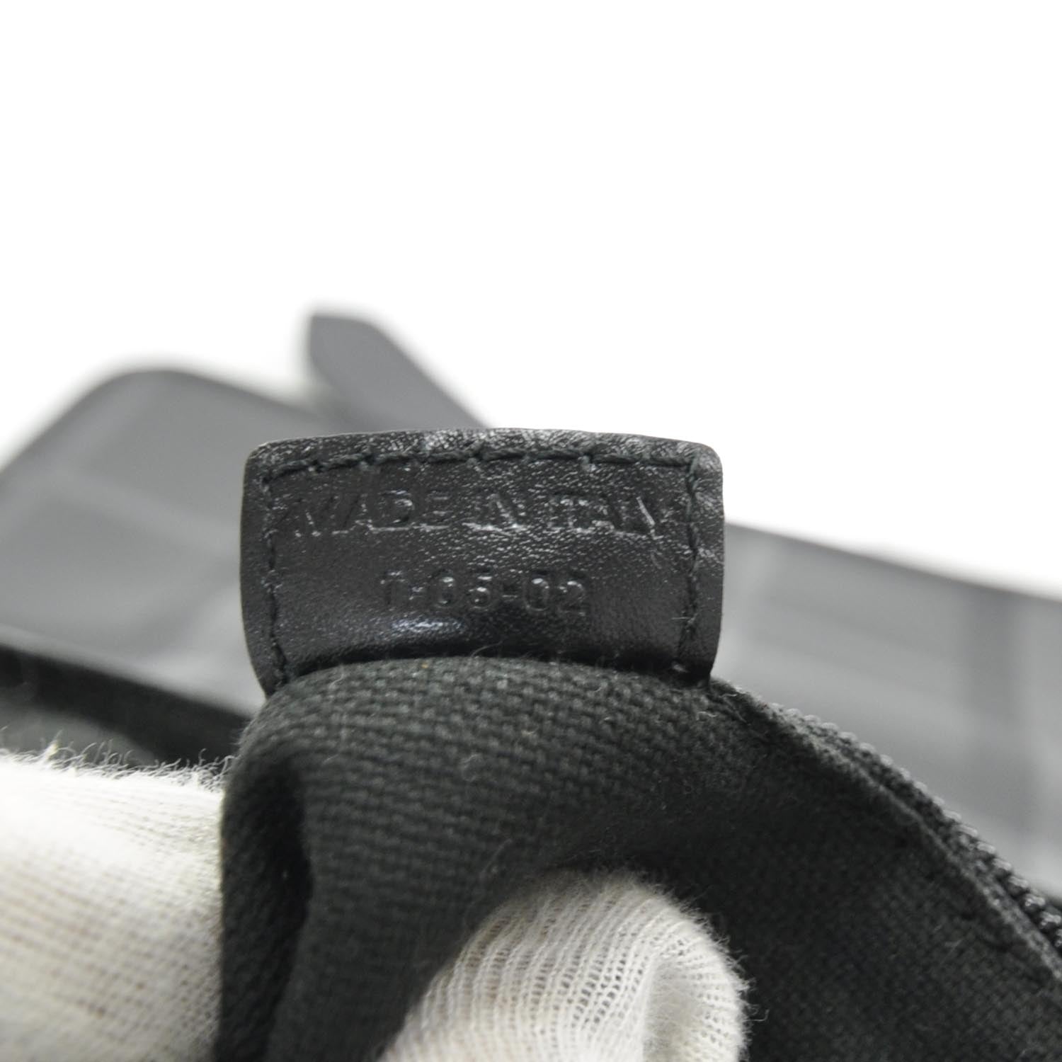Burberry Nylon Tonal Check Messenger Bag Black 8 of 9