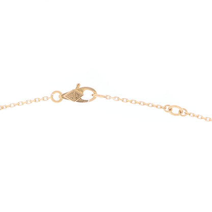 Van Cleef & Arpels 18K Rose Gold Carnelian Sweet Alhambra Pendant Necklace 4 of 7