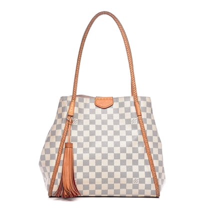 Louis Vuitton Damier Azur Propriano Rose Ballerine 1 of 19
