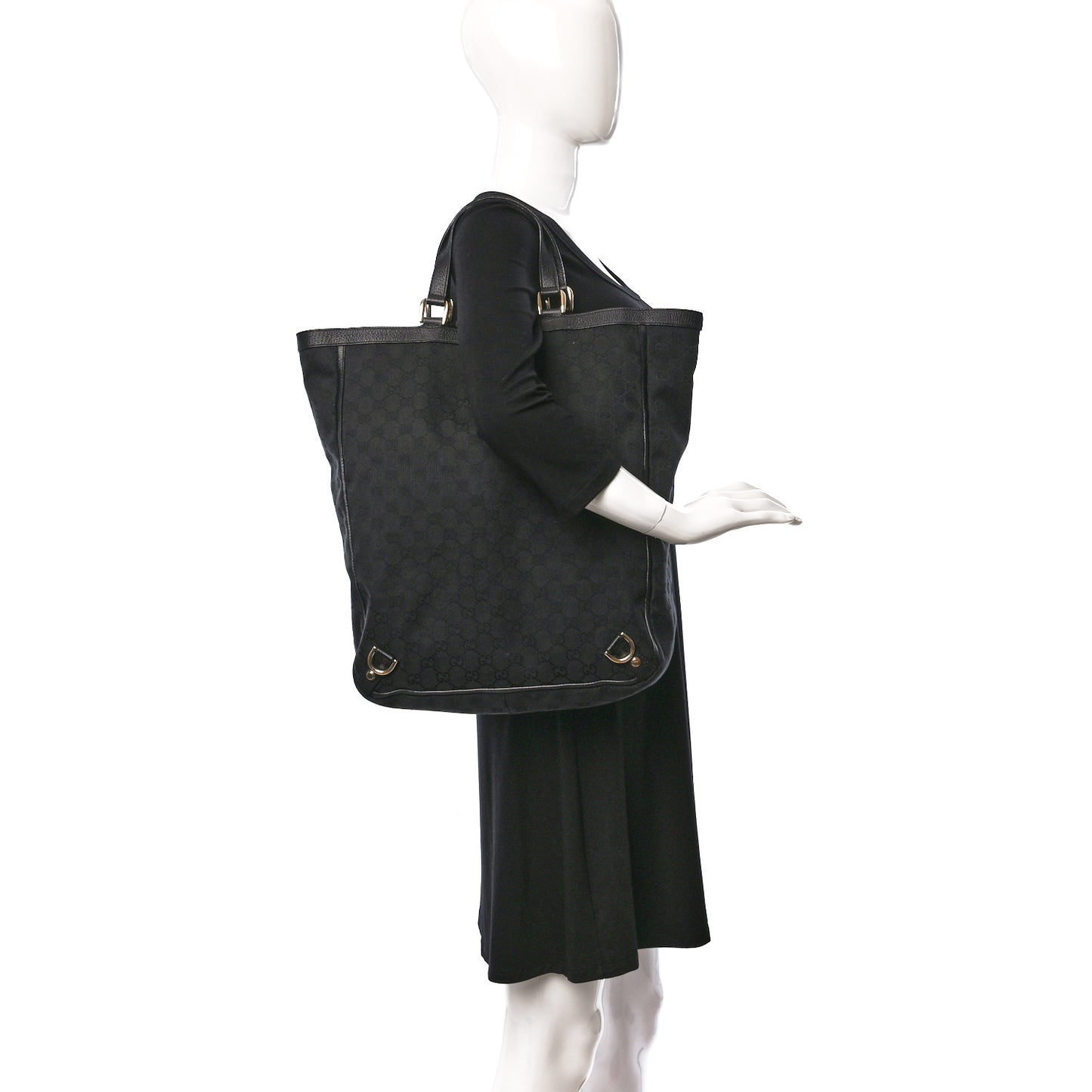 Monogram Abbey Tote Black