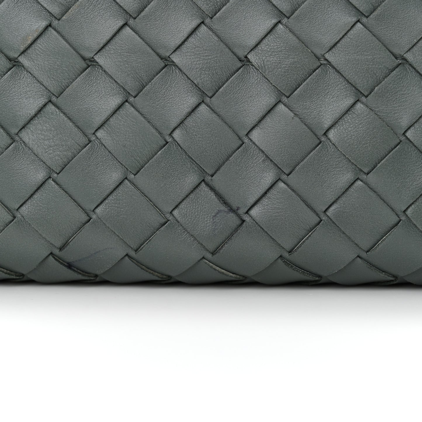 Nappa Intrecciato Medium Andiamo Shoulder Bag Slate