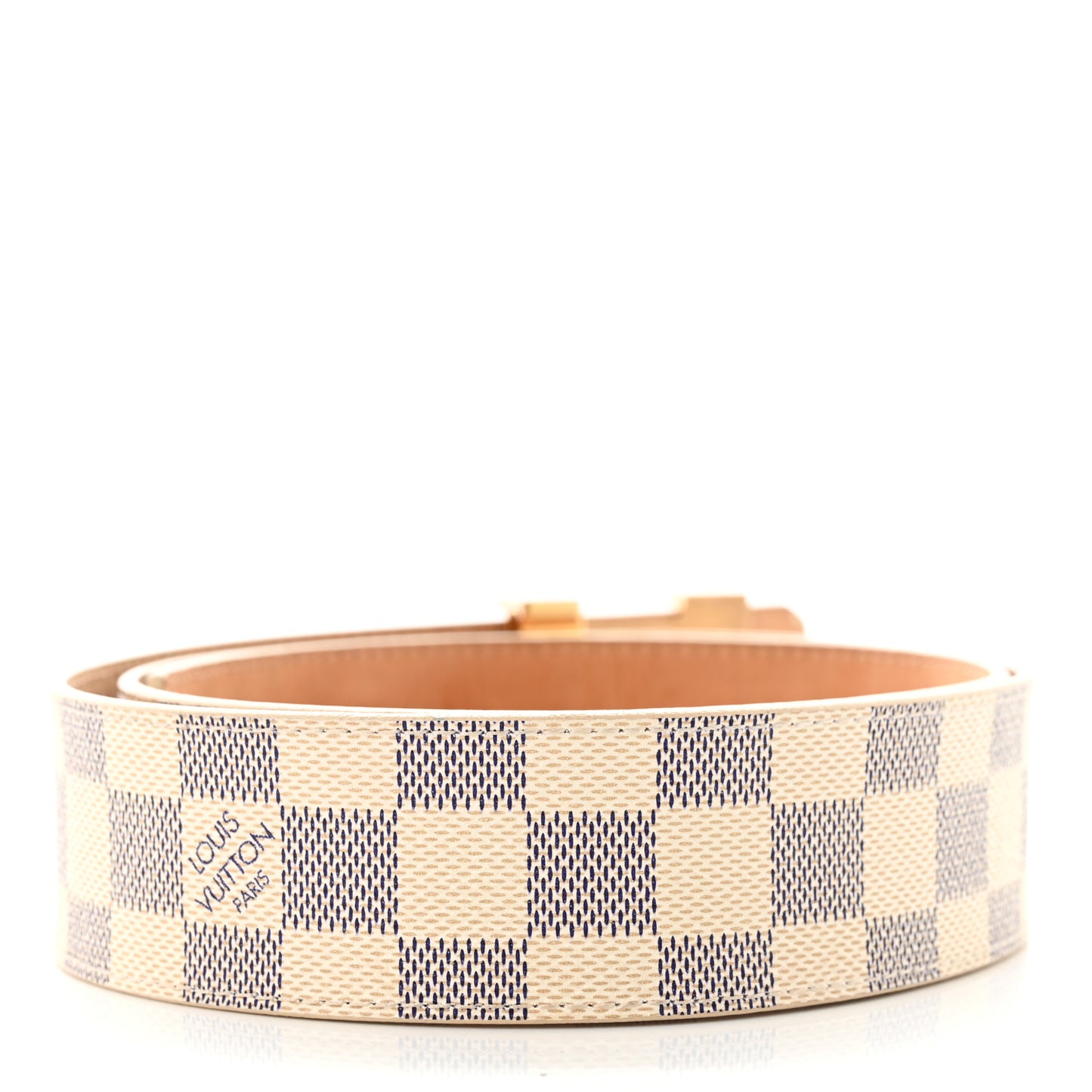 Damier Azur LV Initiales Belt 90 36