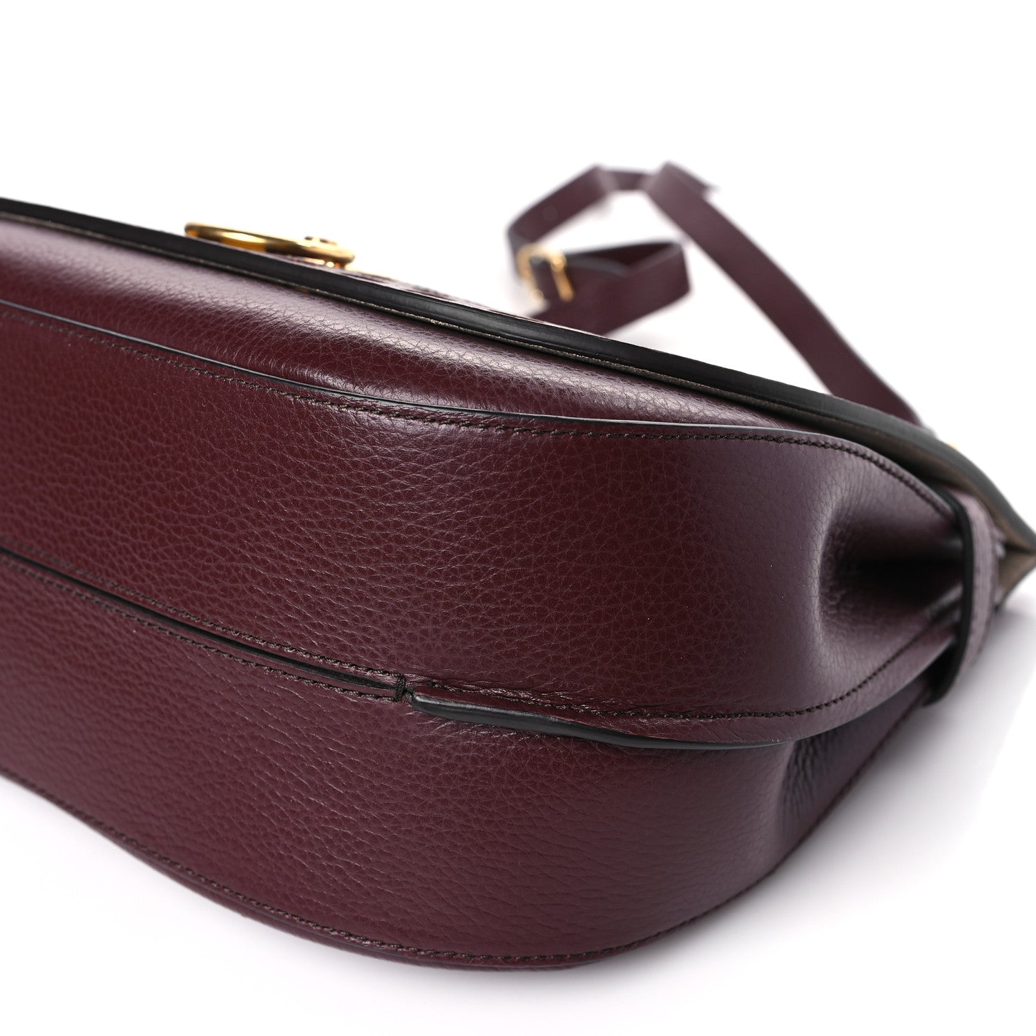 Mulberry Perforated Small Classic Grain Calfskin Amberley Satchel Oxblood 8 of 8