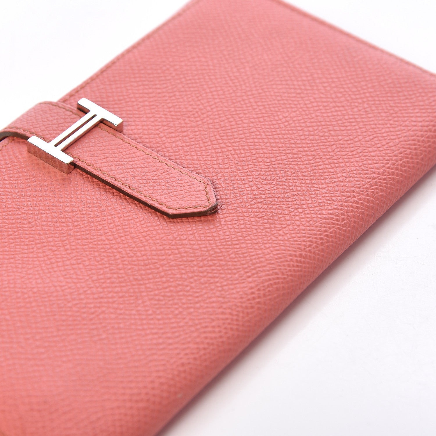 Hermes Epsom Bearn Gusset Wallet Flamingo 8 of 12