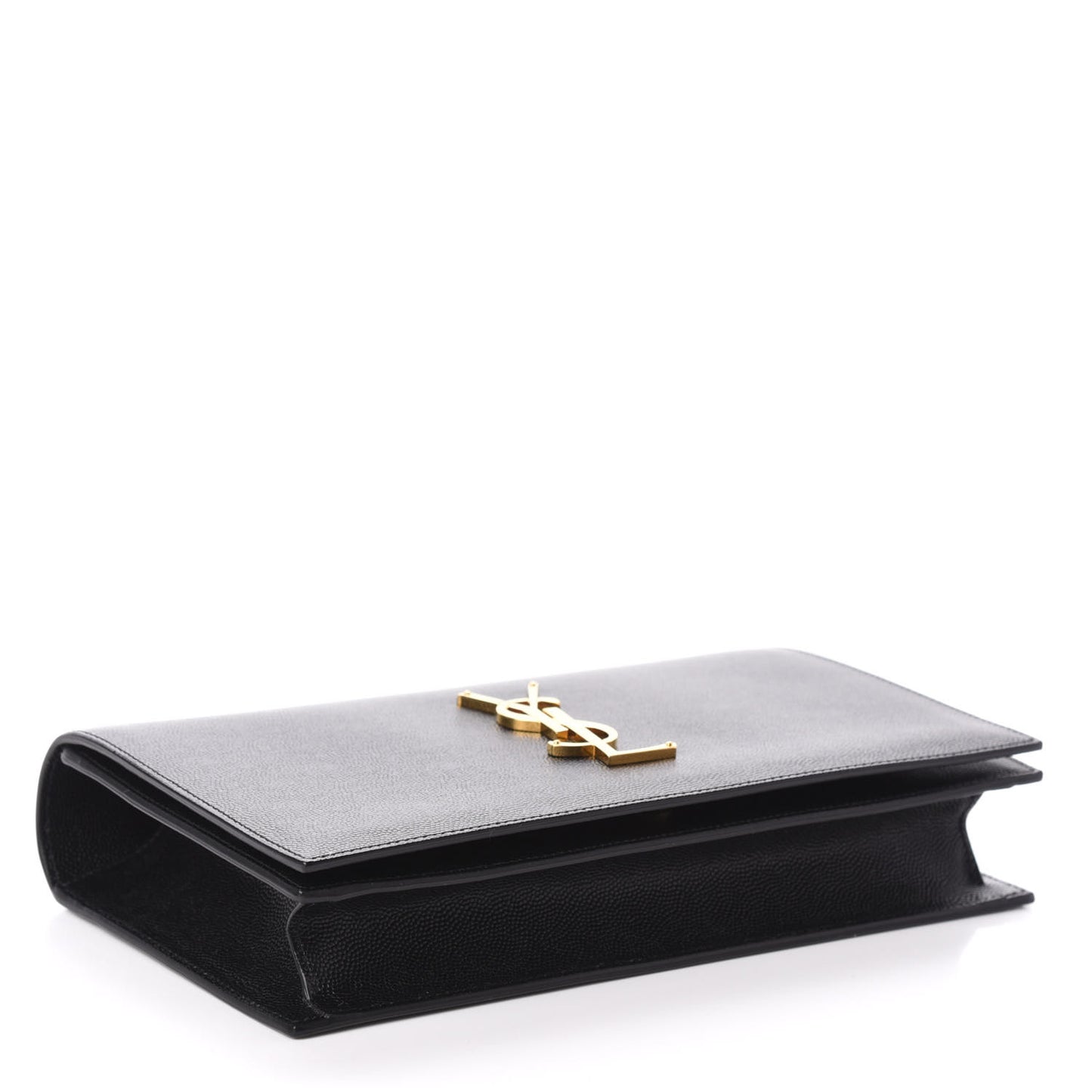 Grain De Poudre Classic Monogram Kate Clutch Black