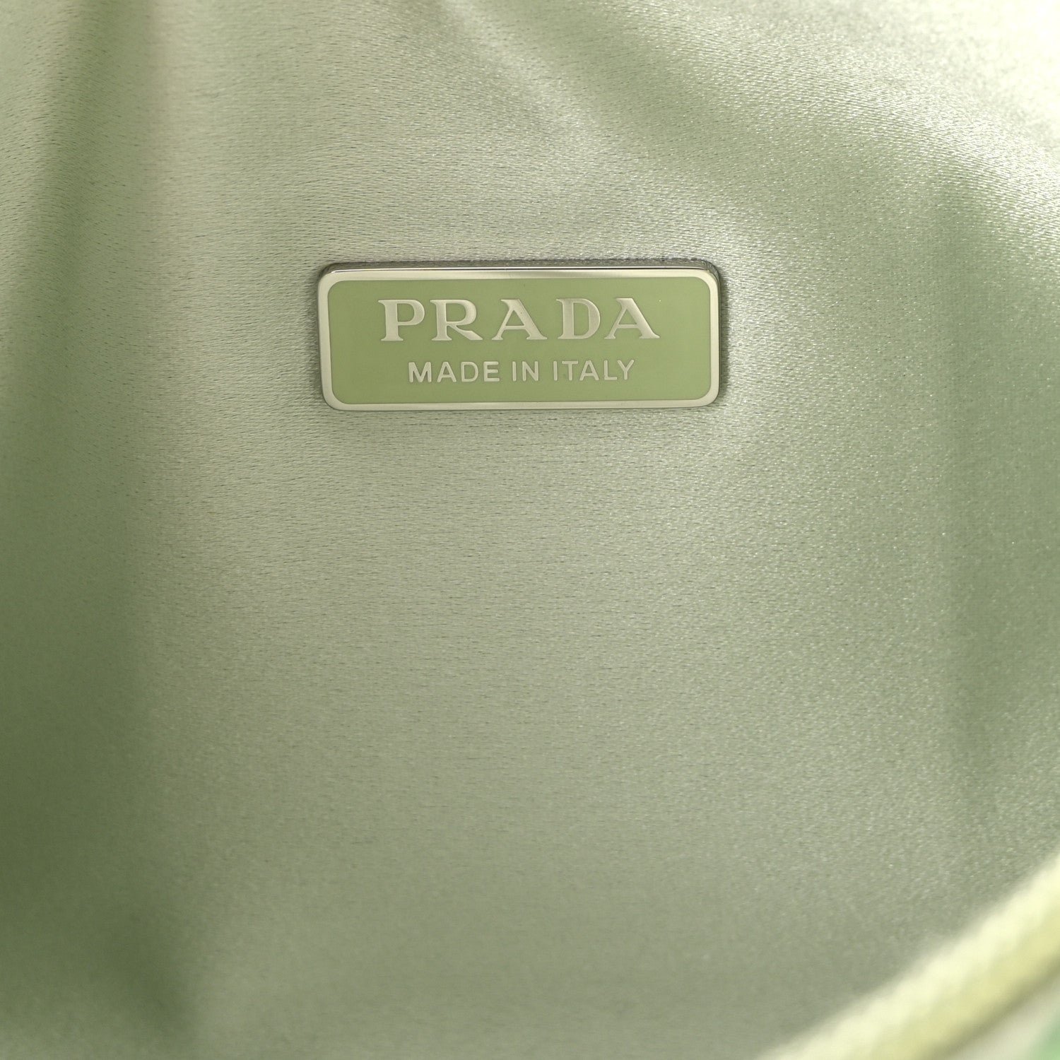 Prada Satin Crystal Mini Re-Edition 2000 Bag Acqua 6 of 9