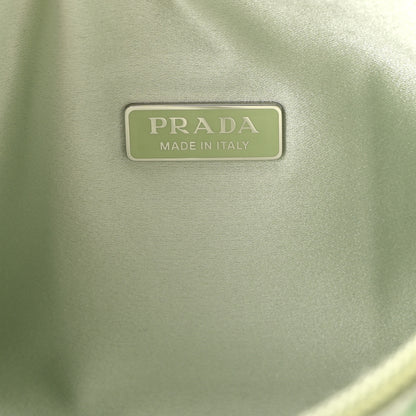 Prada Satin Crystal Mini Re-Edition 2000 Bag Acqua 6 of 9