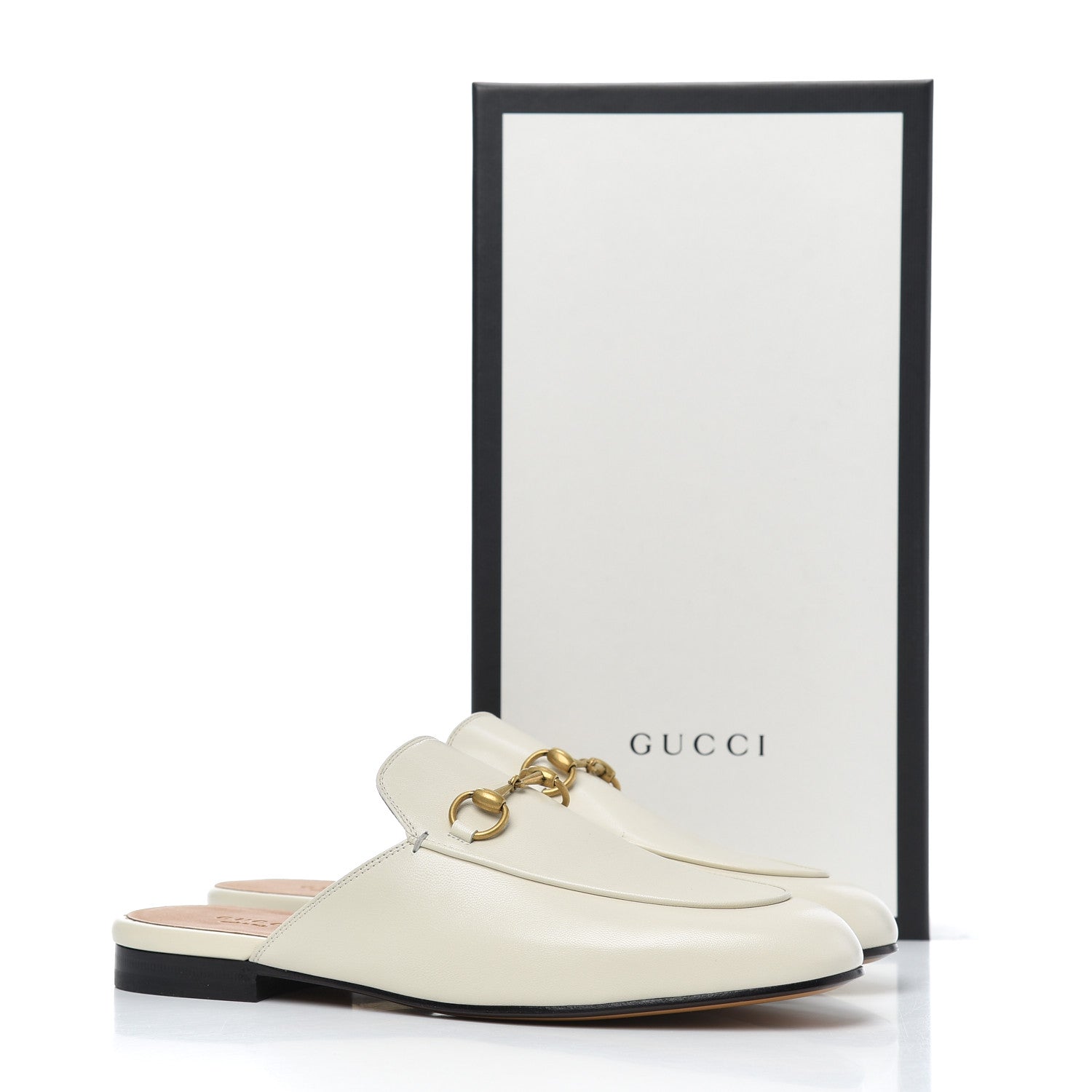 Gucci Malaga Kid Womens Princetown Slippers 38.5 Mystic White 11 of 11