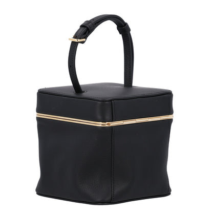 Celine Supple Calfskin Cube Frame Bag Black 3 of 10