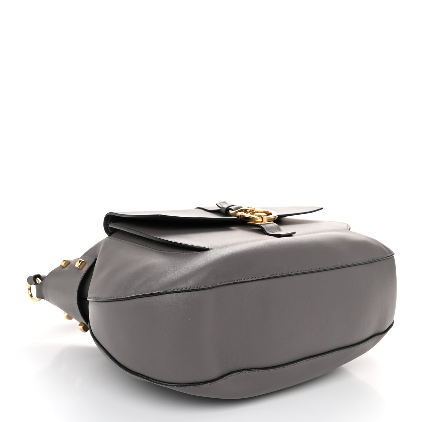 Calfskin Fiona Hobo Grey