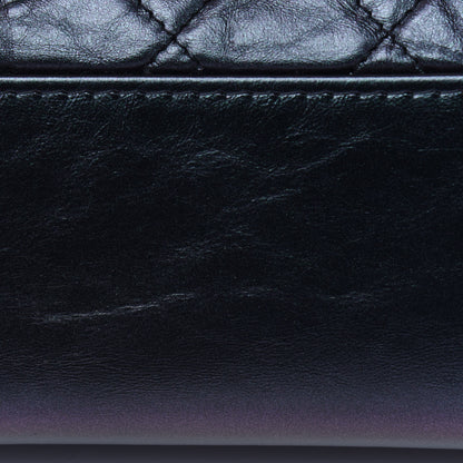 Chanel Iridescent Aged Calfskin Quilted Medium Gabrielle Hobo Black 15 of 17