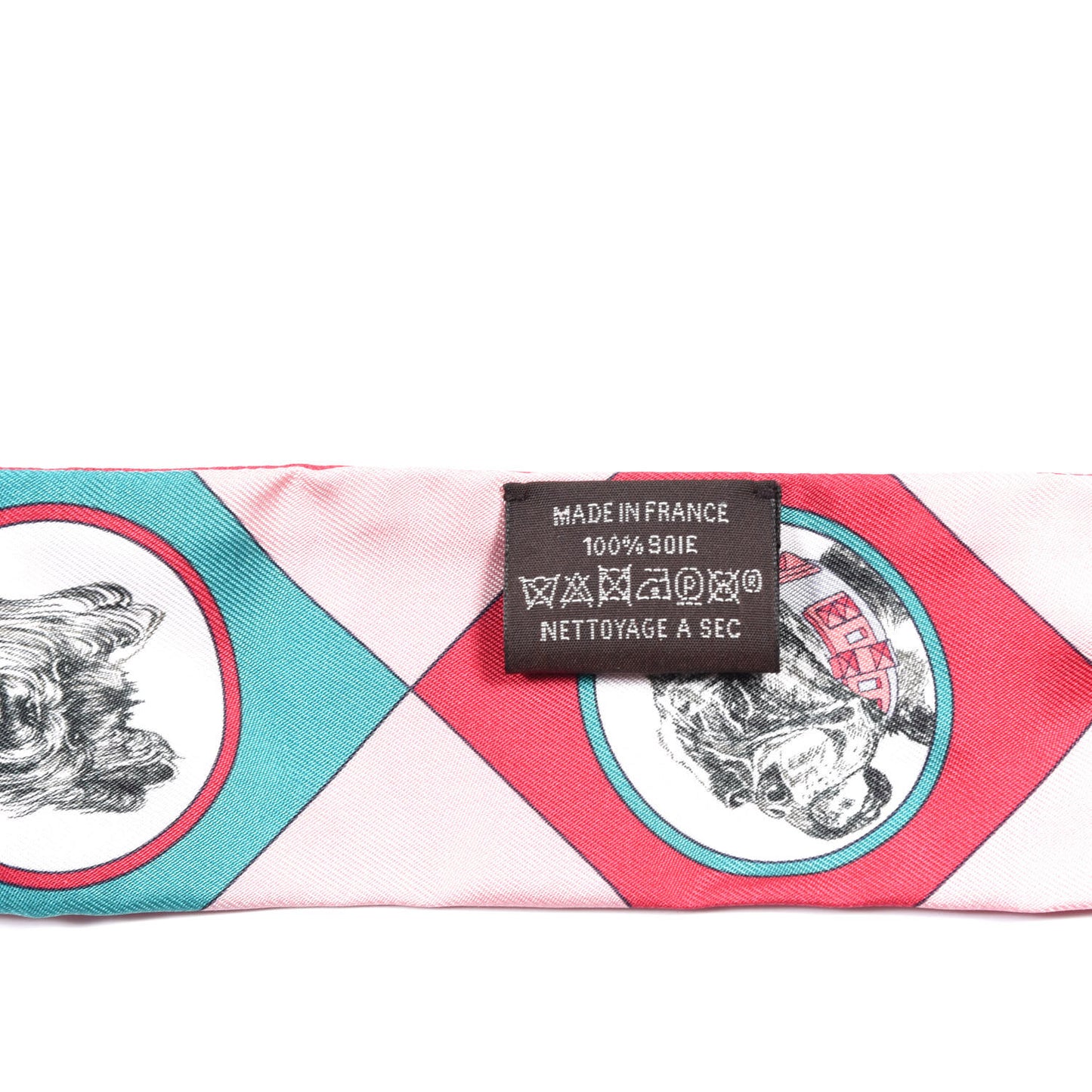 Silk Colliers Et Chiens Twilly Framboise Vert Rose