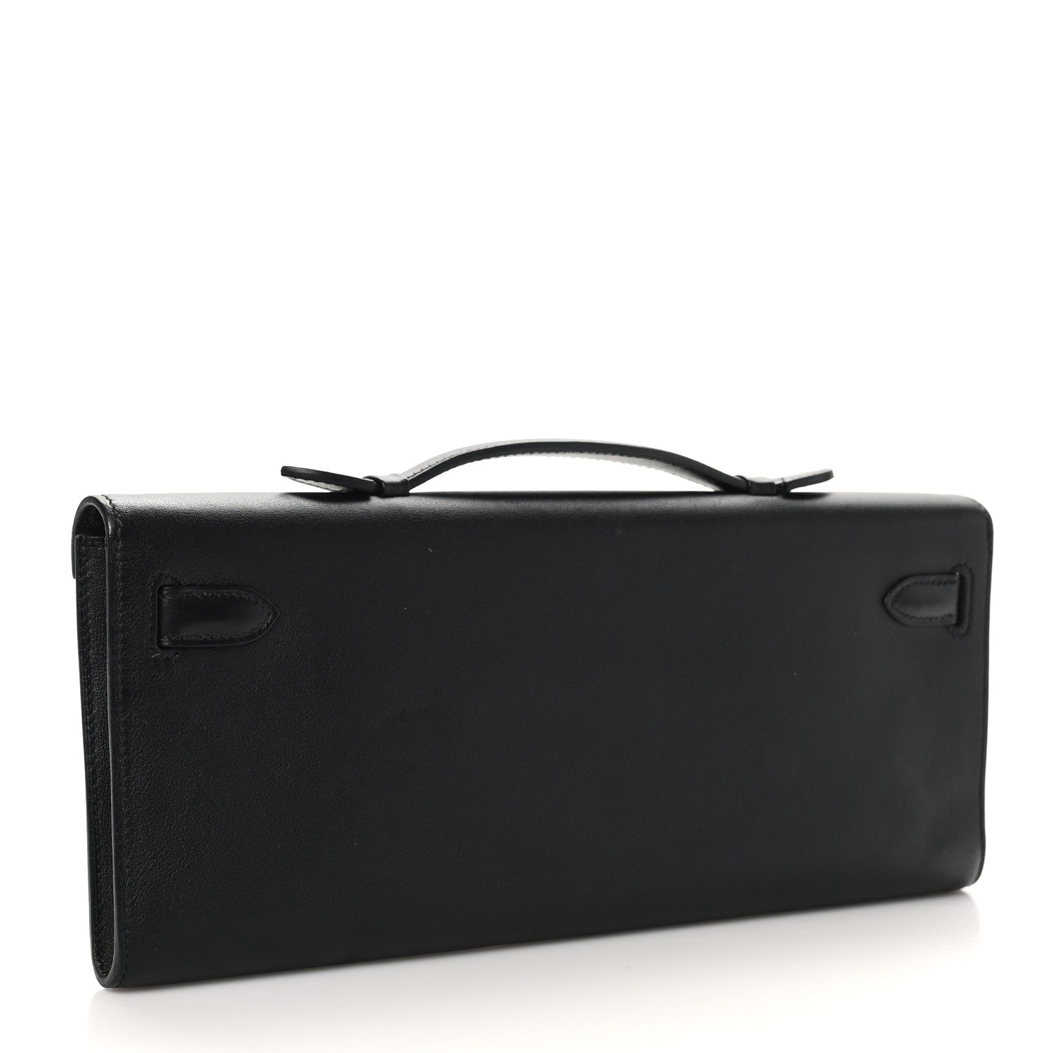 Hermes Swift Kelly Cut Clutch Pochette Black 3 of 11