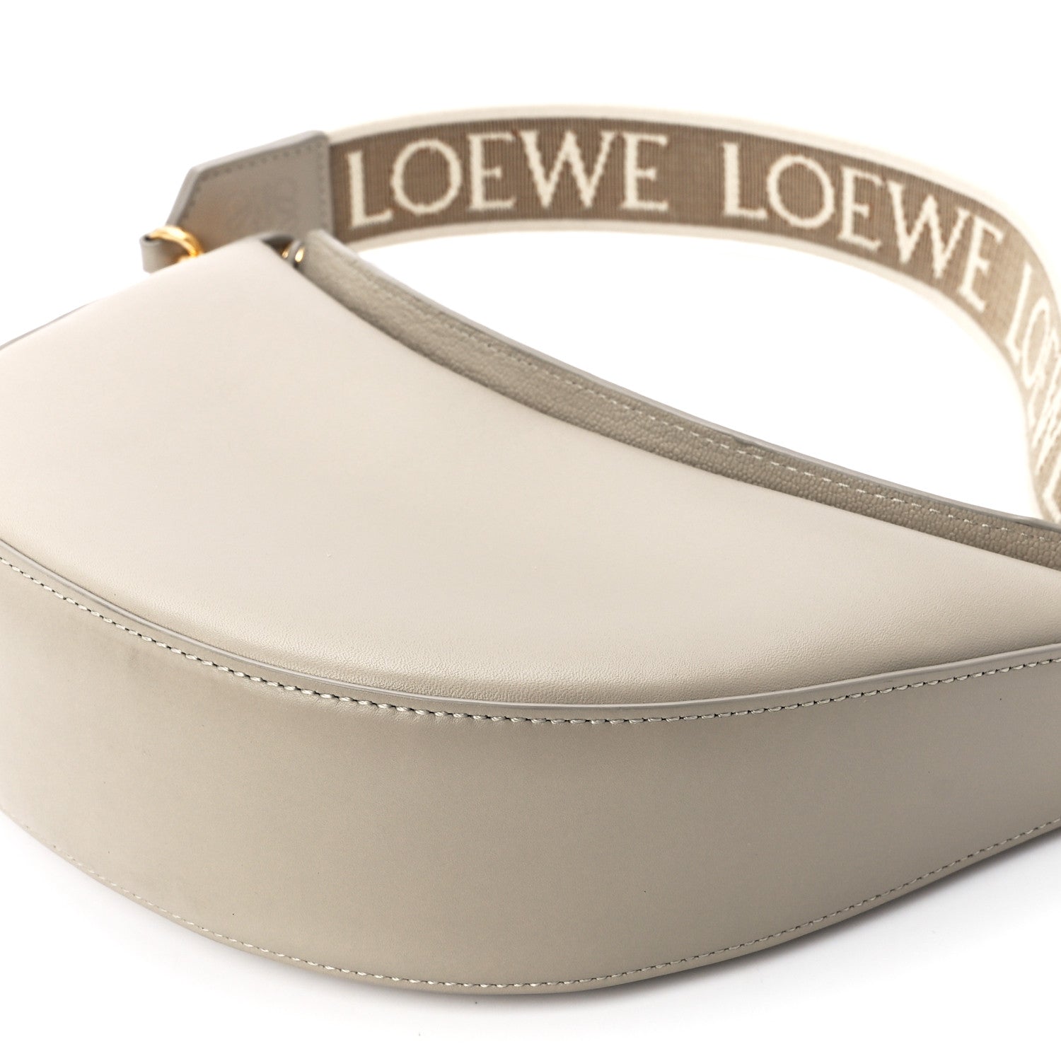 Loewe Satin Calfskin Jacquard Small Luna Bag Oat 11 of 11