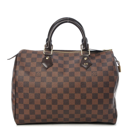 Louis Vuitton Damier Ebene Speedy 30 1 of 9