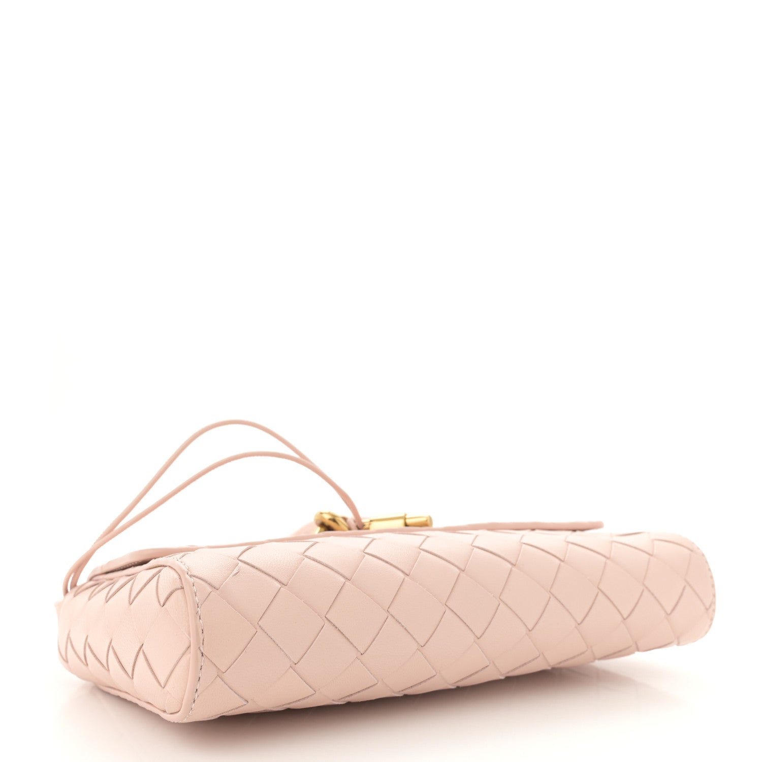 Bottega Veneta Nappa Intrecciato Mini Andiamo Crossbody Bag Lotus 4 of 11