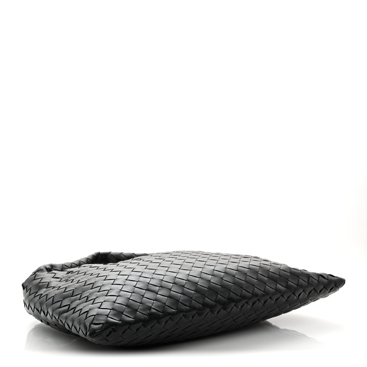Calfskin Intrecciato Small Hop Black