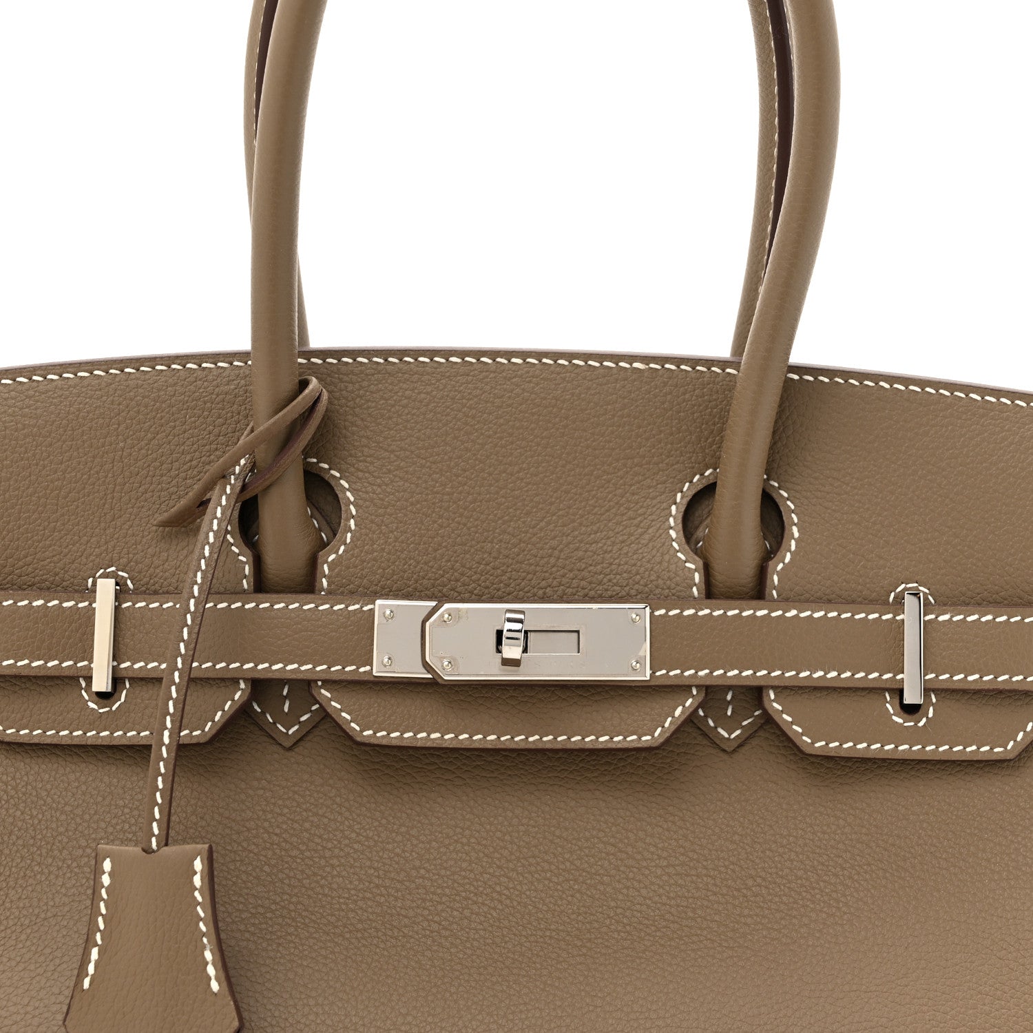 Hermes Evercolor Shoulder Birkin Light 29 Etoupe 8 of 10