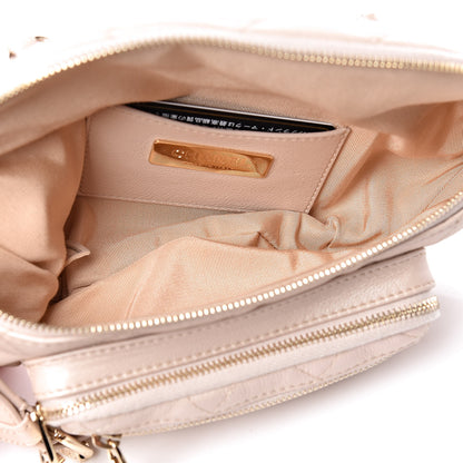Chanel Iridescent Calfskin Quilted All About Waist Belt Bag Beige 5 of 10