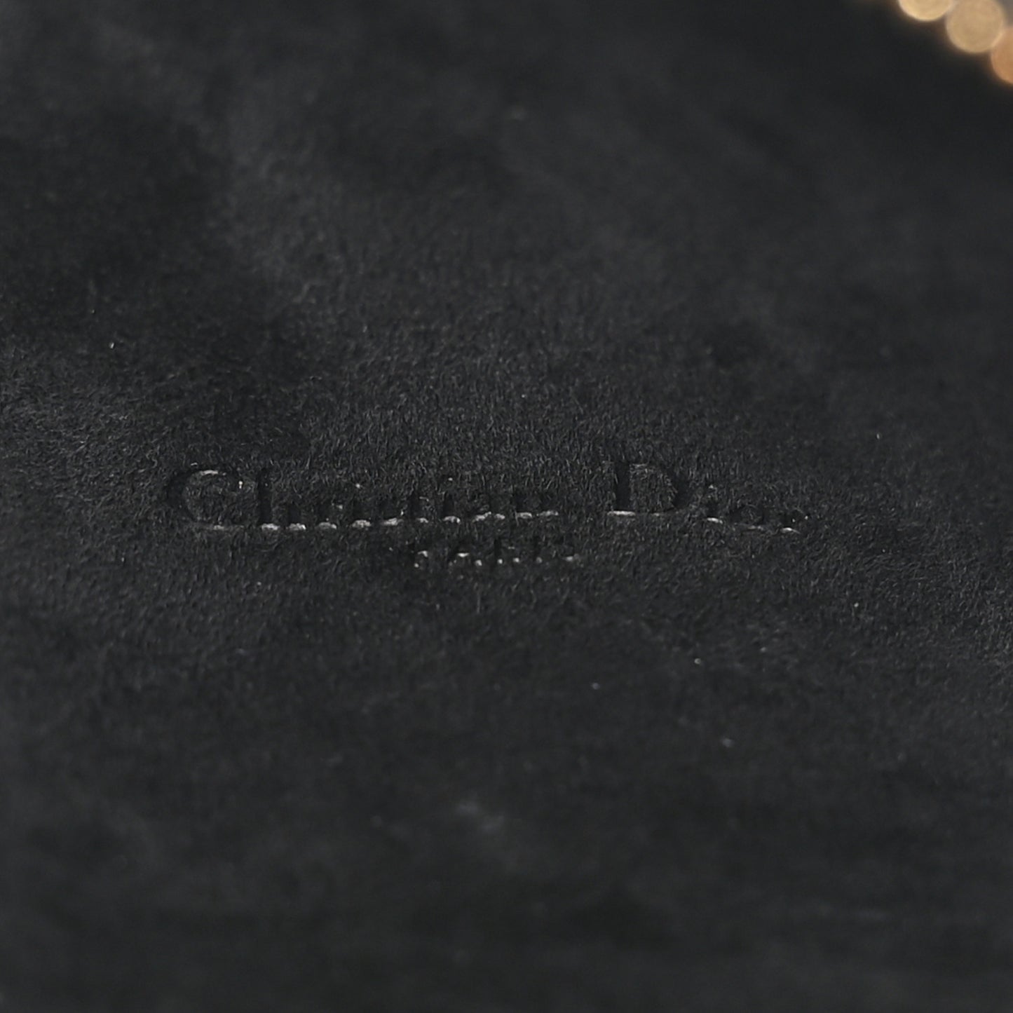 Grained Calfskin Caro Double Pouch Black