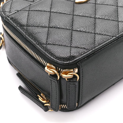 Chanel Caviar Quilted Small Pick Me Up Vanity Case Black 10 of 11