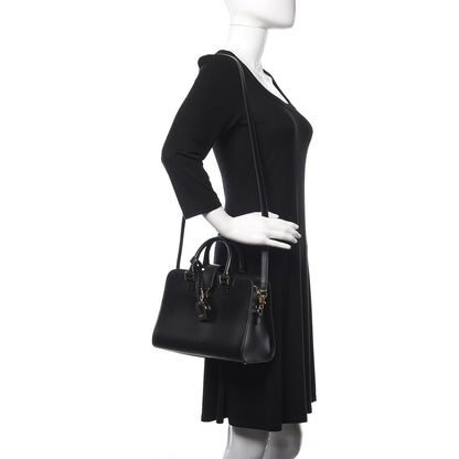 Saint Laurent Calfskin Monogram Baby Cabas Black 2 of 8