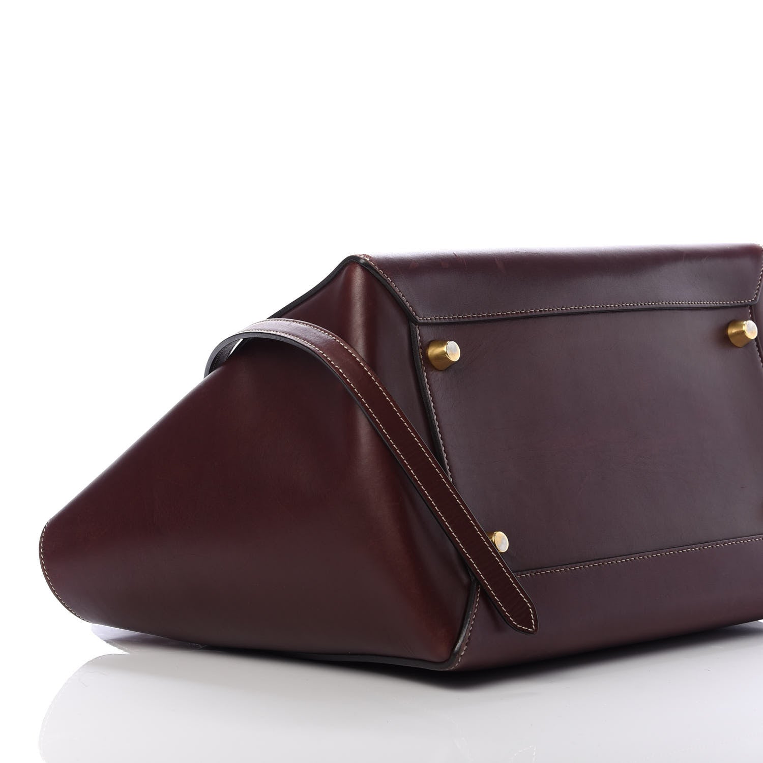 Celine Natural Calfskin Small Belt Bag Burgundy 7 of 14