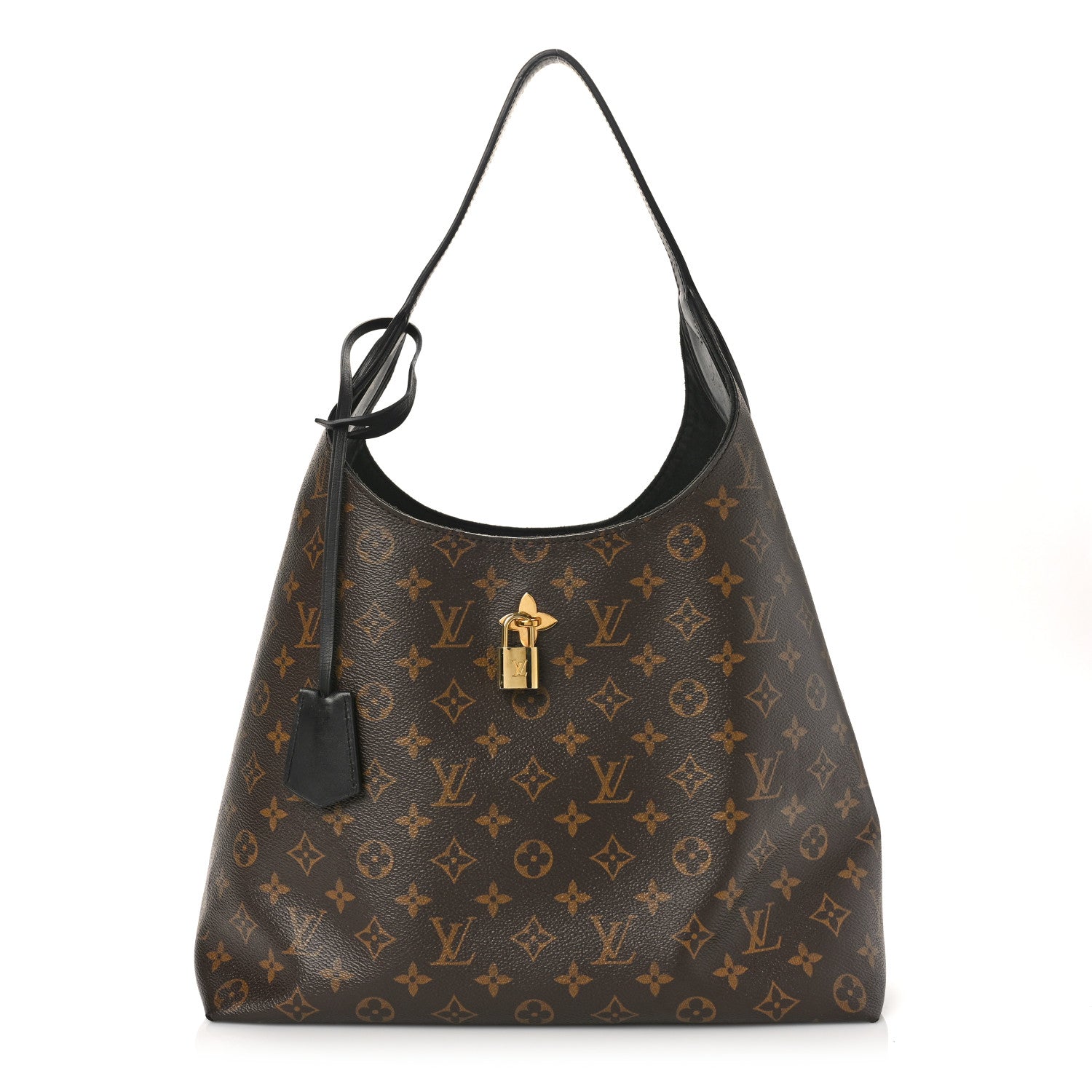 Louis Vuitton Monogram Flower Hobo Black 1 of 10
