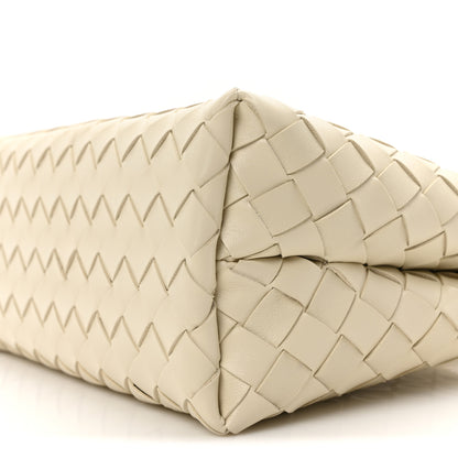 Bottega Veneta Nappa Intrecciato Small Andiamo Shoulder Bag Sea Salt 9 of 10