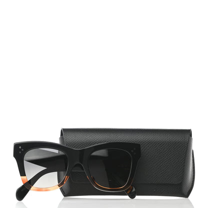 Celine Acetate Polarized Cat Eye Sunglasses CL4004IN Havana Black 7 of 7
