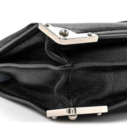 Prada Glace Calf Soft Cahier Bag Black Astrale 9 of 12