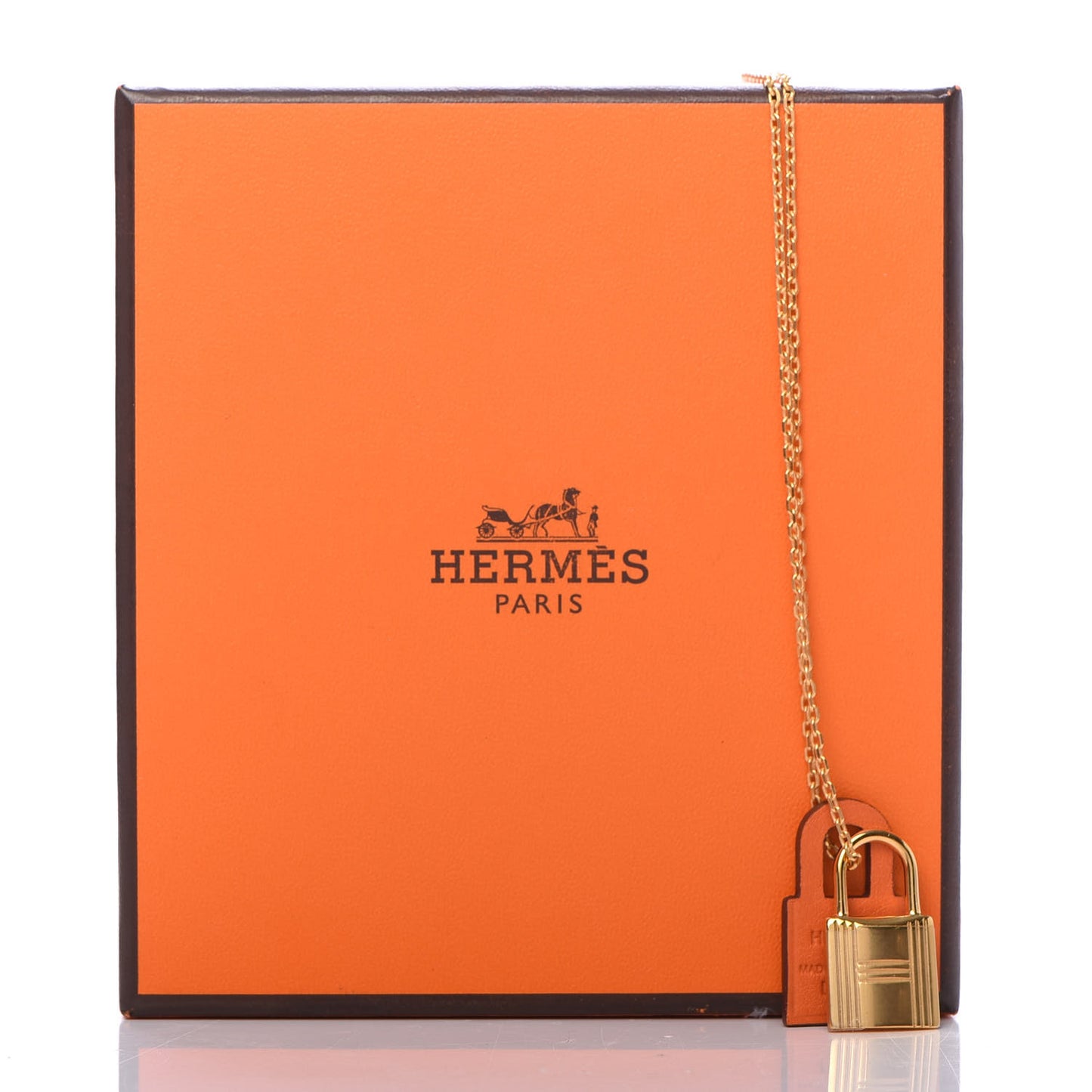Swift Small O'Kelly Pendant Necklace Orange