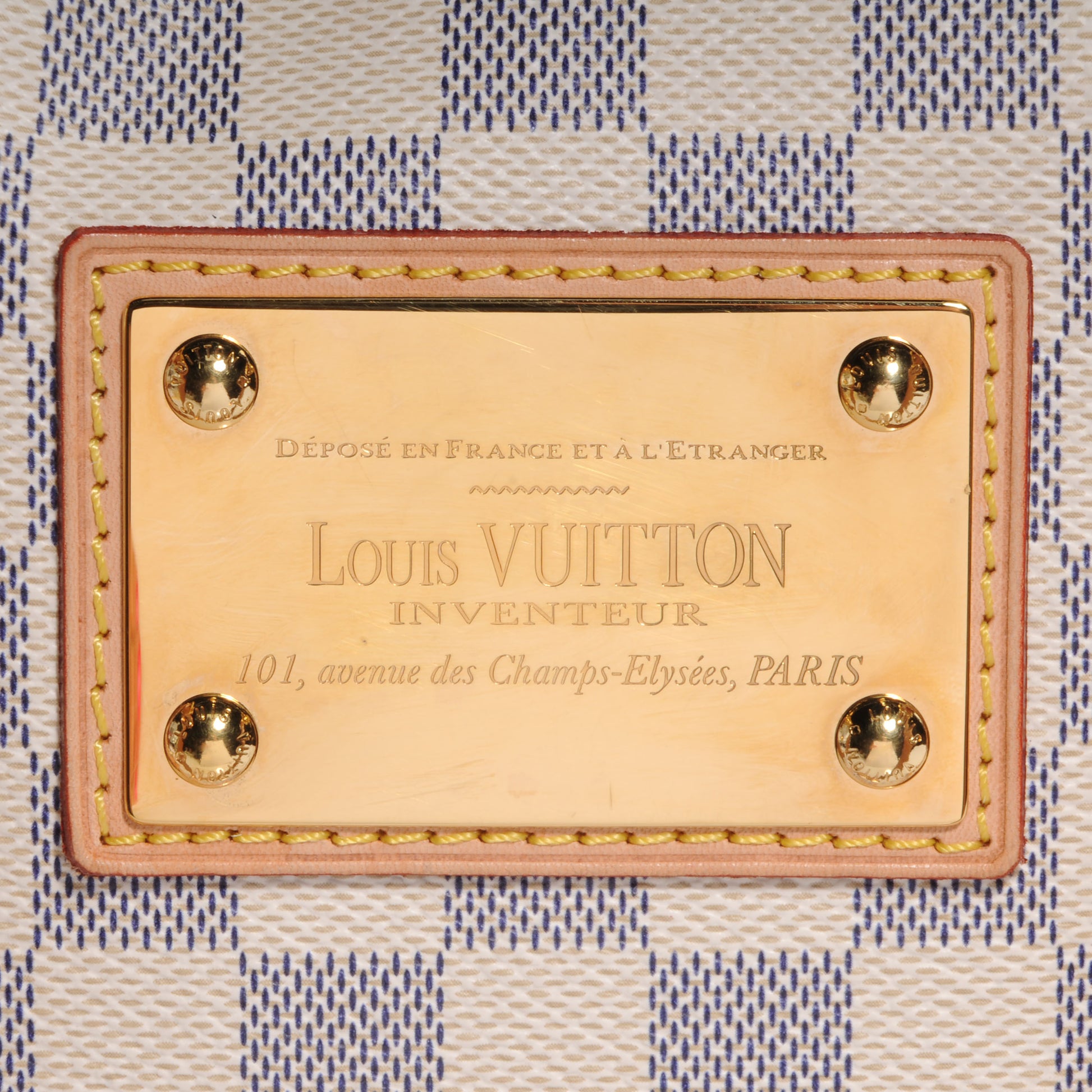 Louis Vuitton Damier Azur Hampstead MM 8 of 8