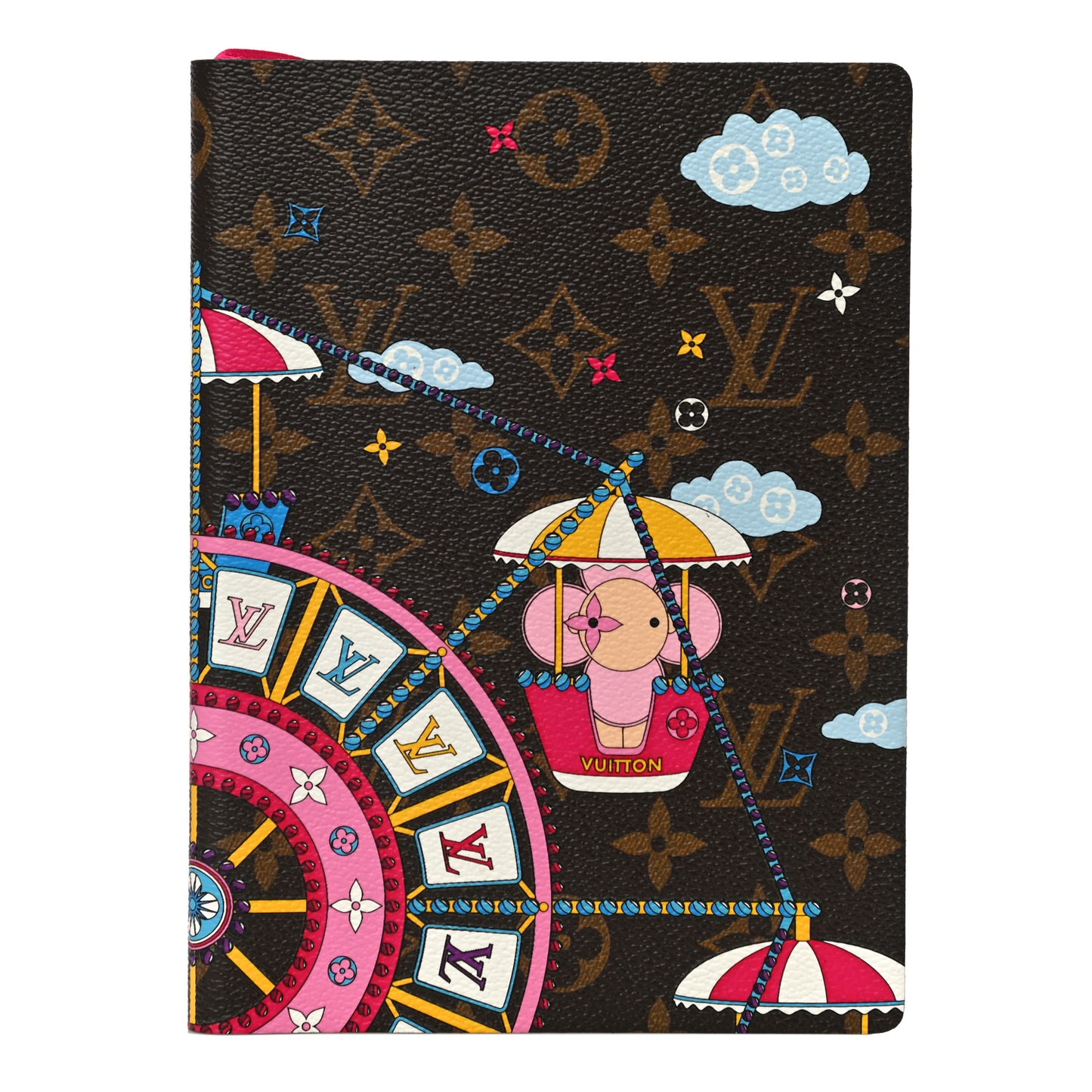 Monogram 2020 Christmas Animation Big Wheel Notebook MM Rose Ballerine