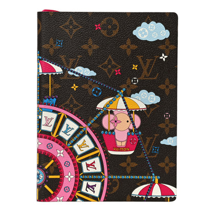Louis Vuitton Monogram 2020 Christmas Animation Big Wheel Notebook MM Rose Ballerine 1 of 11