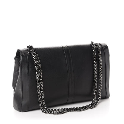 Christian Louboutin Calfskin Large Sweet Charity Shoulder Bag Black 2 of 8