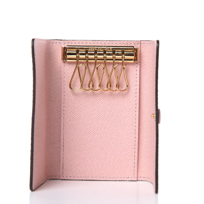 Louis Vuitton Damier Ebene Multicles 6 Key Holder Rose Ballerine 5 of 9