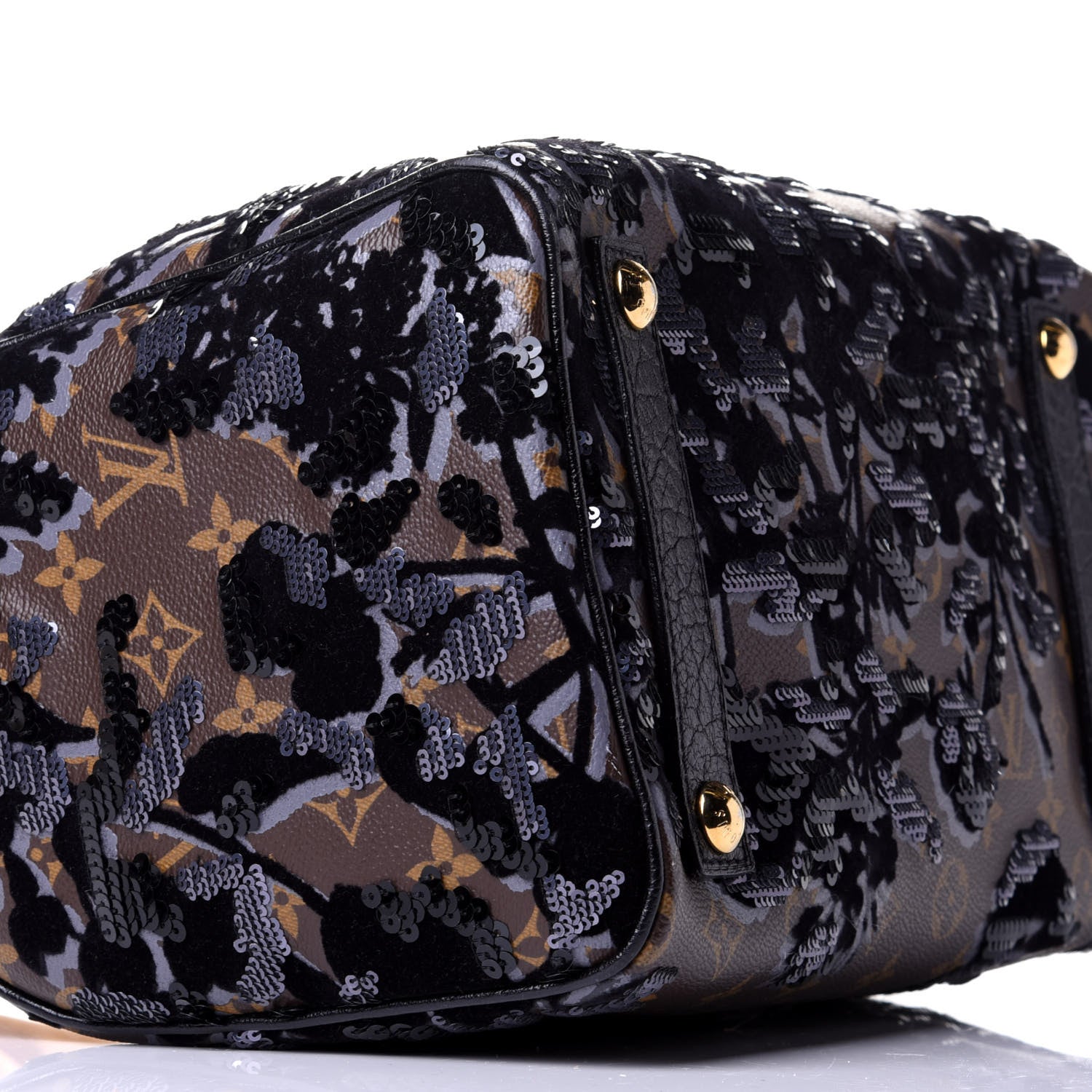 Louis Vuitton Monogram Fleur De Jais Sequins Speedy 30 8 of 10