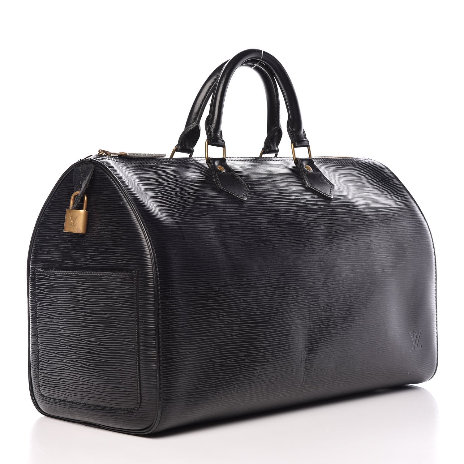 Louis Vuitton Epi Speedy 40 Black 3 of 11