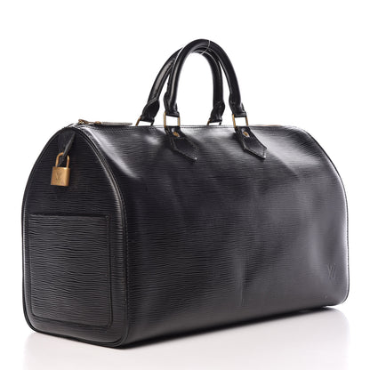 Louis Vuitton Epi Speedy 40 Black 3 of 11