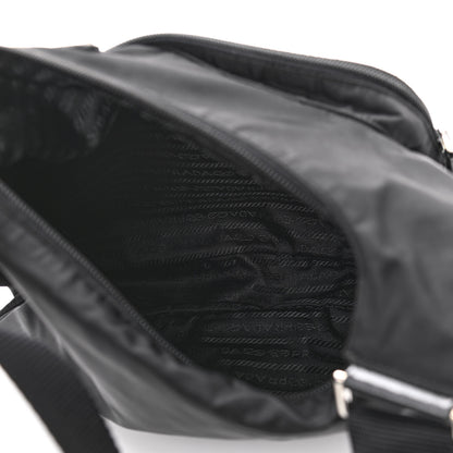 Prada Nylon Tessuto Messenger Bag Black 4 of 9